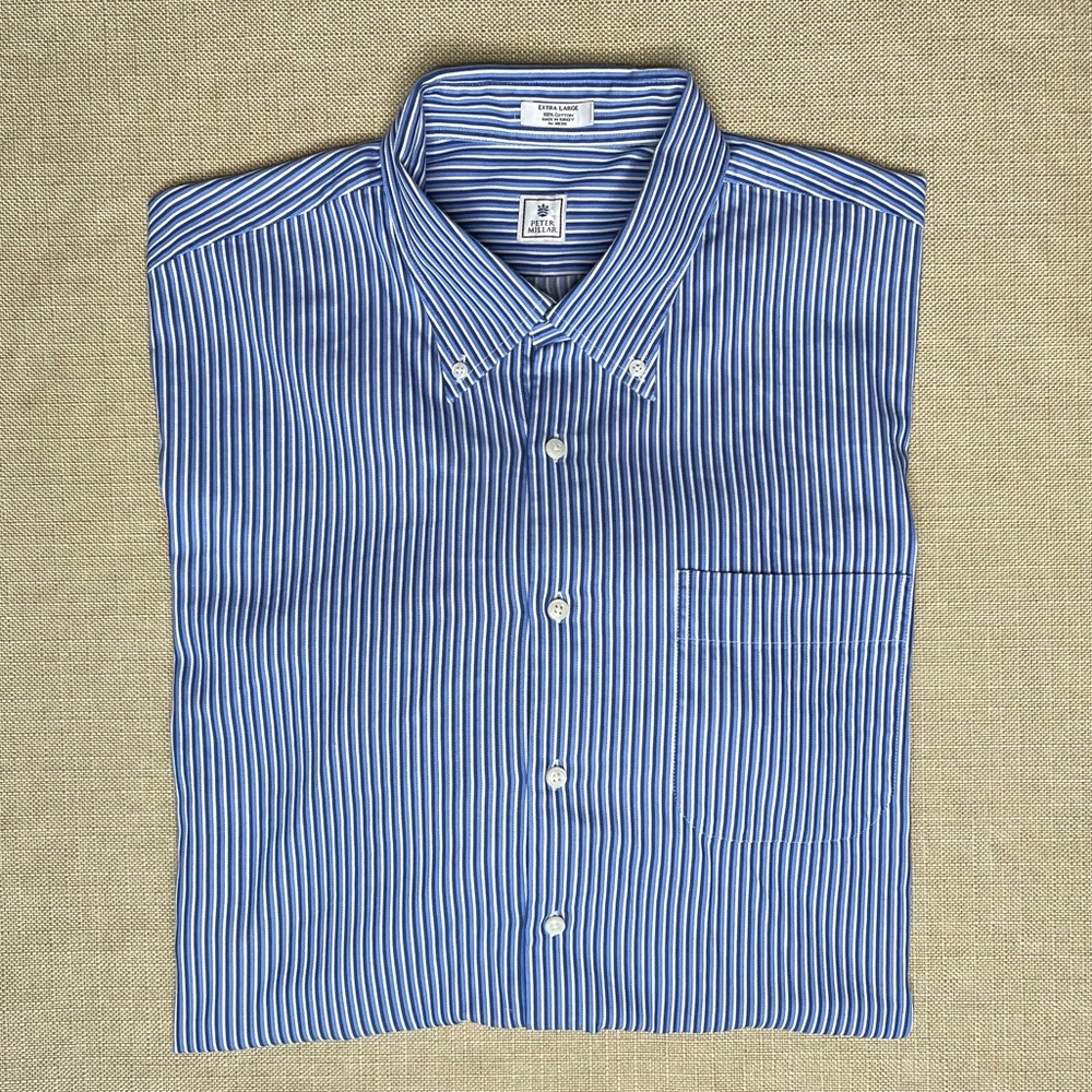 Peter Millar long sleeve button down in EUC